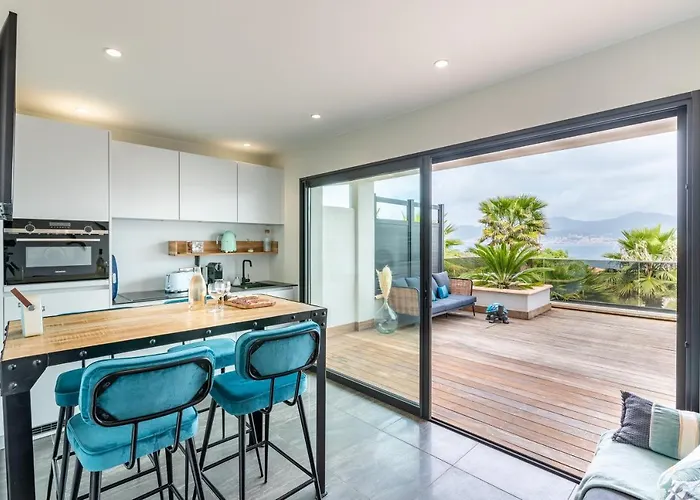 Les Jardins De La Palmeraie - Sublime Vue Sur La Baie Dajaccio Apartamento